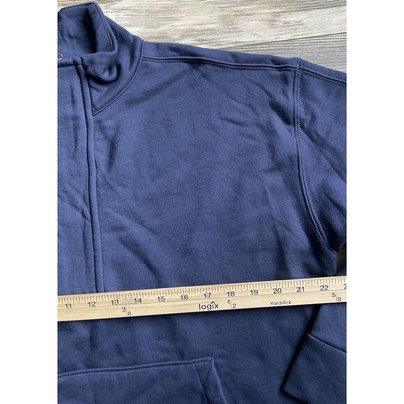 NWOT Women’s A New Day Half Zip Sweatshirt Navy Blue Size Medium - Picture 4 of 6